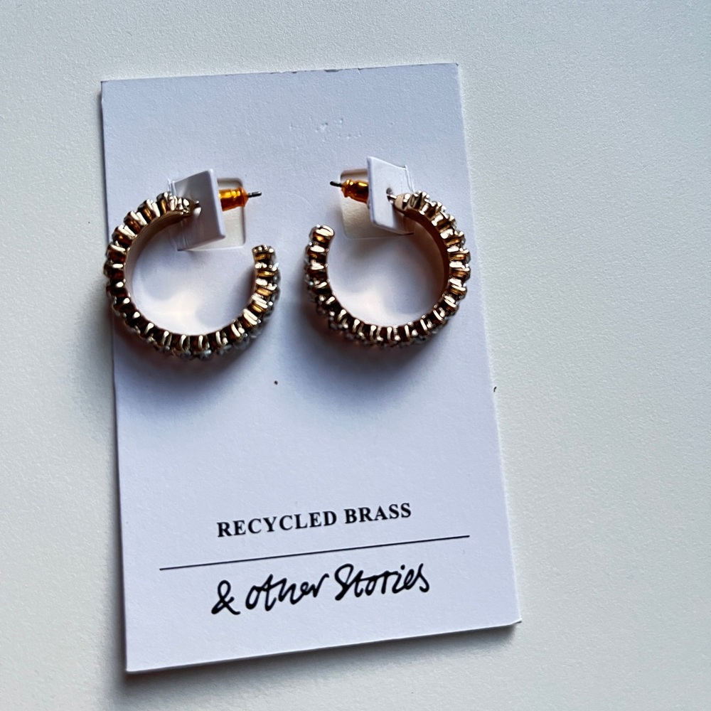 & Other Stories Gold Hoop Earrings